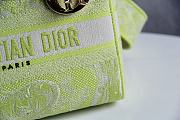 Dior Lady D-Lite Reverse Green Size 24x20x11cm - 4