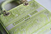 Dior Lady D-Lite Reverse Green Size 24x20x11cm - 2