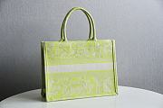 Dior Book Tote Green Size 41.5x34.5x16cm - 6