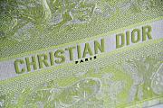 Dior Book Tote Green Size 41.5x34.5x16cm - 4