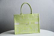 Dior Book Tote Green Size 41.5x34.5x16cm - 3