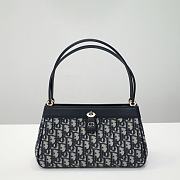 Dior Small Key Bag Blue Dior Oblique Size 30x16.5x 13cm - 1