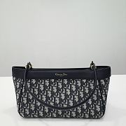 Dior Small Key Bag Blue Dior Oblique Size 30x16.5x 13cm - 2