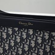 Dior Small Key Bag Blue Dior Oblique Size 30x16.5x 13cm - 6