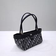 Dior Small Key Bag Blue Dior Oblique Size 22 x 12.5 x 12cm - 2