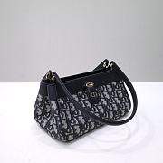 Dior Small Key Bag Blue Dior Oblique Size 22 x 12.5 x 12cm - 3