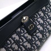 Dior Small Key Bag Blue Dior Oblique Size 22 x 12.5 x 12cm - 6