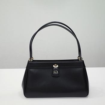 Dior Medium Key Bagblack Box Calfskin Size 30x16.5x13cm