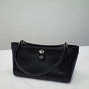 Dior Medium Key Bagblack Box Calfskin Size 30x16.5x13cm - 6
