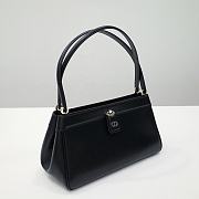 Dior Medium Key Bagblack Box Calfskin Size 30x16.5x13cm - 5