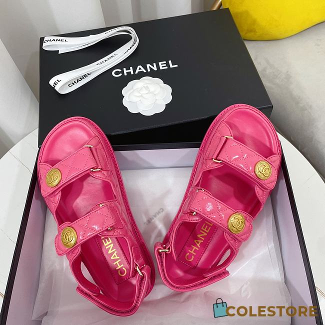 Chanel Sandals Pink Size 35-40cm - 1