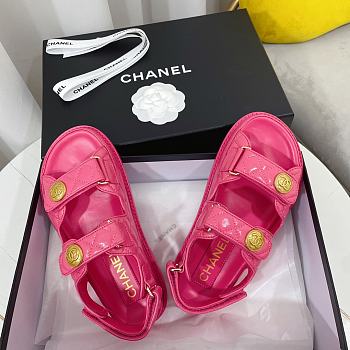 Chanel Sandals Pink Size 35-40cm