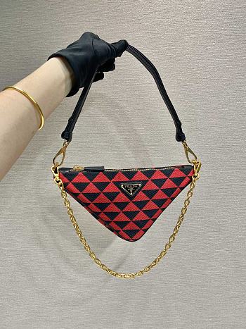Prada Embroidered Fabric Mini-Bag Size 27x14x6.5cm