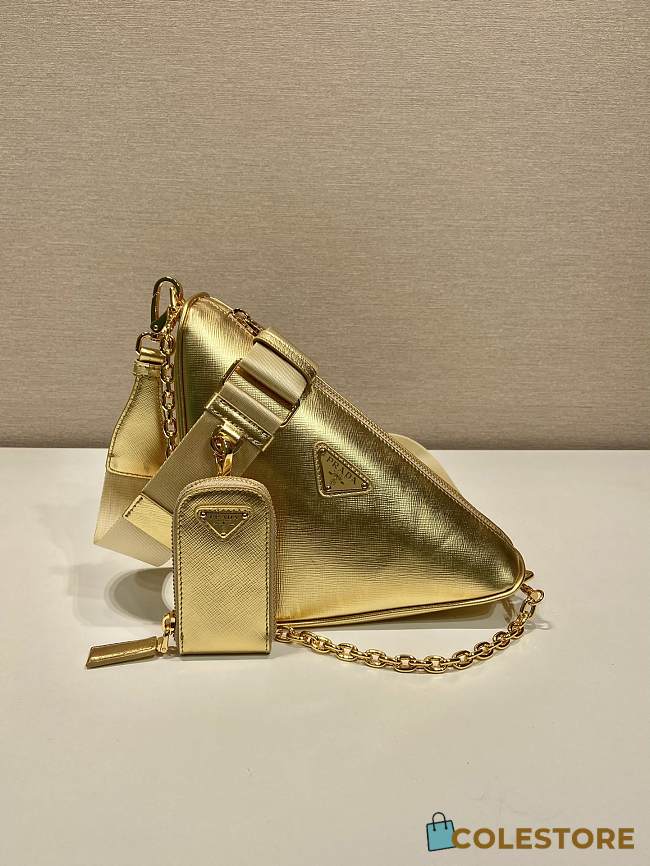 Prada Shiny Triangle Bag Size 26x14x12cm - 1