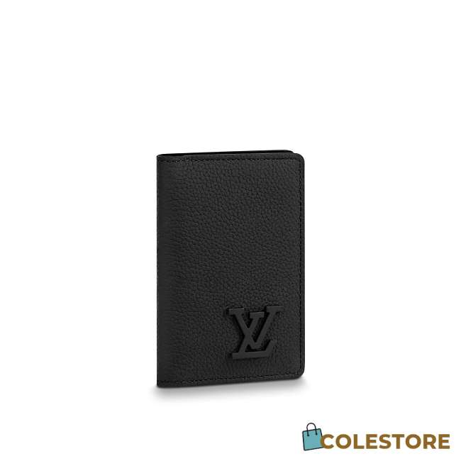 Louis Vuitton Aerogram Pocket Organizer Black  - 1