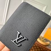 Louis Vuitton Aerogram Pocket Organizer Black  - 3