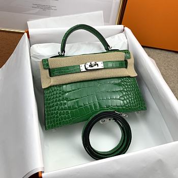 Hermes Minikelly Alligateor Size 19cm