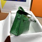 Hermes Minikelly Alligateor Size 19cm - 5