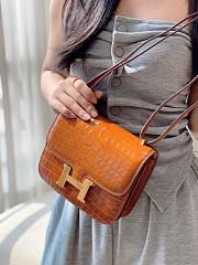 Hermes Constance Crocodile Leather Size 24cm  - 6