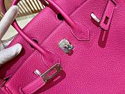  Hermes Birkin Togo Leather Dark Pink 30cm - 2