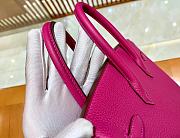  Hermes Birkin Togo Leather Dark Pink 30cm - 3