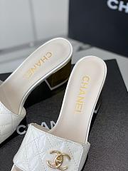 Chanel Slipper White/Black/Beige Size 35-39cm - 2