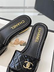 Chanel Slipper White/Black/Beige 23P Size 35-39cm - 4