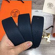 Hermes Belt Blue Togo 38 - 2