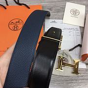 Hermes Belt Blue Togo 38 - 3
