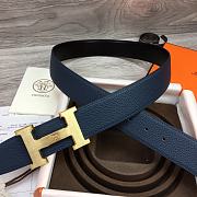 Hermes Belt Blue Togo 38 - 5