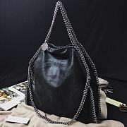 Stella McCartney Falabella Tote Bag Women Black Silver Hardware Size 36×32×10cm - 3