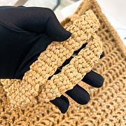 Prada Raffia Bag Size 38x36x3cm - 6