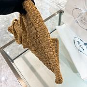 Prada Raffia Bag Size 38x36x3cm - 4