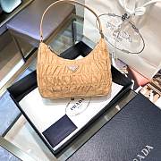Prada Nylon Saffiano Leather Mini Bag Size 22x17x6cm - 1
