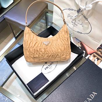 Prada Nylon Saffiano Leather Mini Bag Size 22x17x6cm