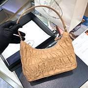 Prada Nylon Saffiano Leather Mini Bag Size 22x17x6cm - 3