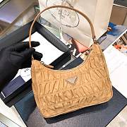 Prada Nylon Saffiano Leather Mini Bag Size 22x17x6cm - 2