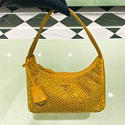 Prada Hobo Yellow Satin Re Edition 2000 Size 22x17x6cm - 1