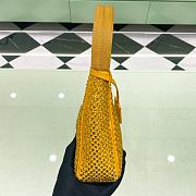 Prada Hobo Yellow Satin Re Edition 2000 Size 22x17x6cm - 5