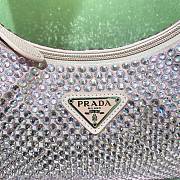 Prada Hobo Pink Satin Re Edition 2000 Size 22x17x6cm - 4