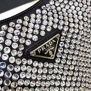 Prada Hobo Black Satin Re Edition 2000 Size 22x17x6cm - 5