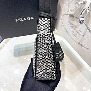 Prada Hobo Black Satin Re Edition 2000 Size 22x17x6cm - 2