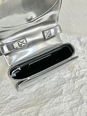 Diesel Silver Handbags Size 20.5×13.5×6.5cm - 2