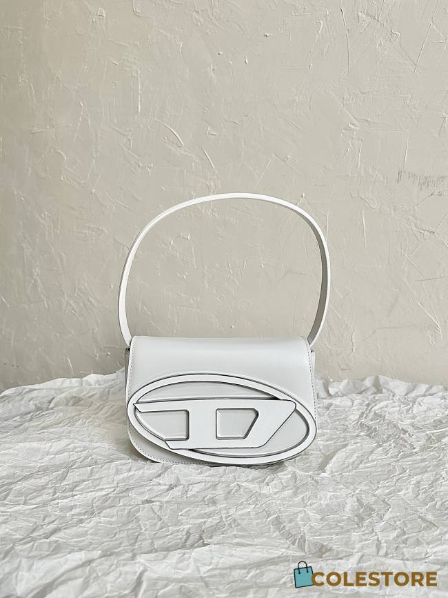 Diesel White Handbags Size 20.5×13.5×6.5cm - 1