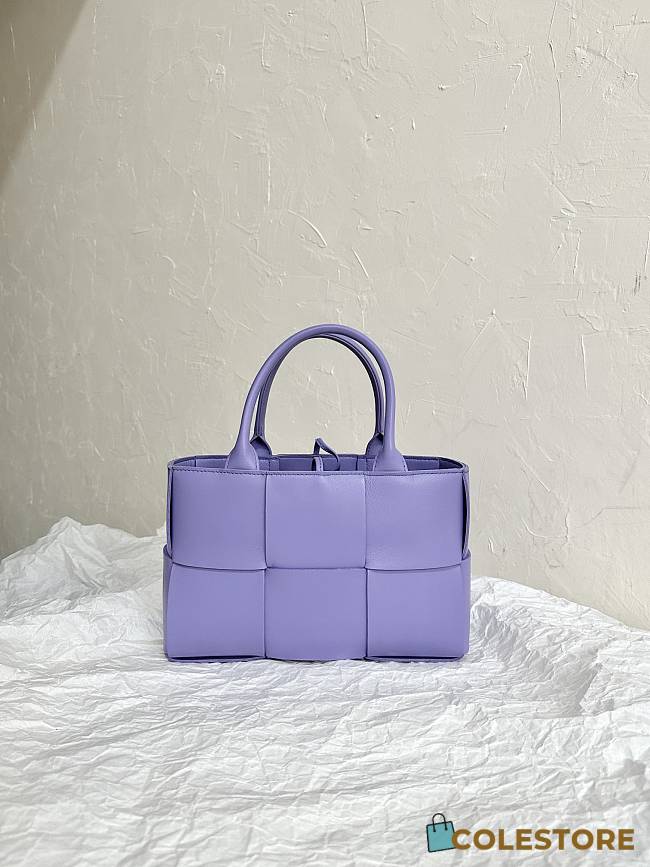 Bottega Veneta Medium Arco Tote Bag Purple Size 25×16×8cm - 1