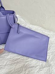 Bottega Veneta Medium Arco Tote Bag Purple Size 25×16×8cm - 5