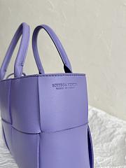 Bottega Veneta Medium Arco Tote Bag Purple Size 25×16×8cm - 4