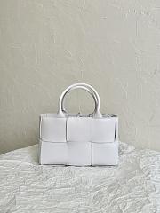  Bottega Veneta Medium Arco Tote Bag White Size 25×16×8cm - 1