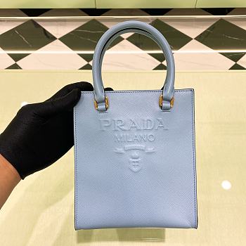 Prada Saffiano Mini Blue Size 19*17*6cm