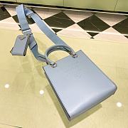 Prada Saffiano Mini Blue Size 19*17*6cm - 3